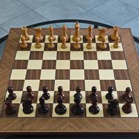 Scacchiera in legno artigianale