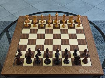 Scacchiera in legno artigianale