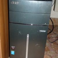 Acer Aspire TC-605 PC desktop usato + tastiera
