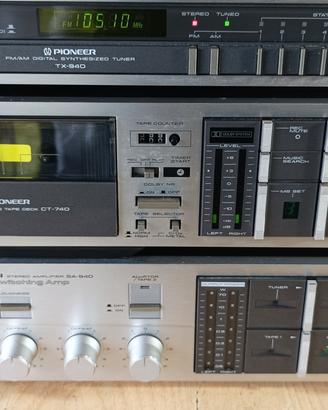 Pioneer Hifi Stereo 3 componenti