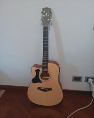 Chitarra acustica elettrificata marchio Vermount