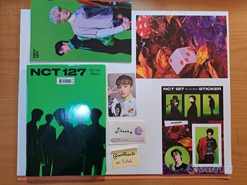 nct127 sticker album jaehyun mark inclusions