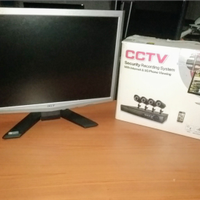 Kit videosorveglianza 3Telecamere HD + Monitor 17"