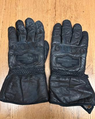 Guanti moto Harley-Davidson in pelle nera