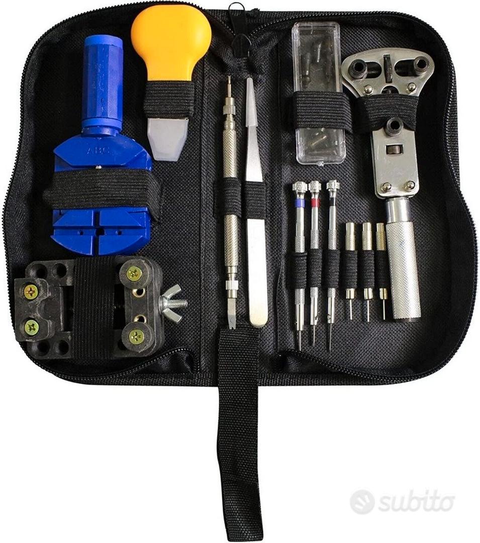 KIT RIPARAZIONE OROLOGI PROFESSIONALE ATTREZZI - Collezionismo In vendita a  Napoli