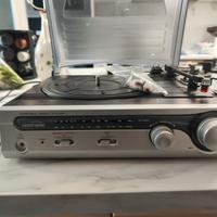 giradischi amplificato con radio