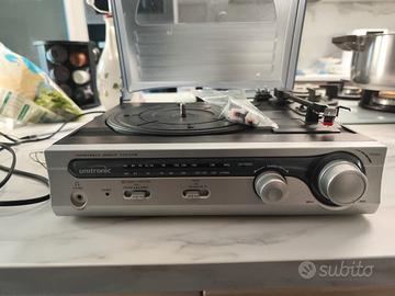 giradischi amplificato con radio