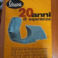 cartello in lamiera PIAGGIO