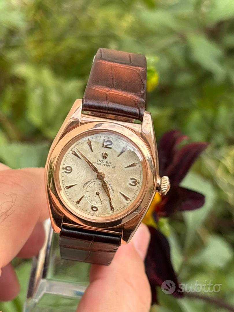 Watch Rolex Ovetto Oro Rosa Rolex Ovetto Bubbleback Oro Rosa 9ct