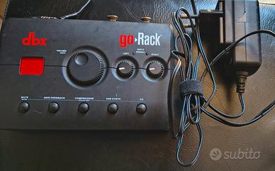 dbx goRack processore audio stereo con alimentator