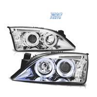 FARI FORD MONDEO MK3 00-07 ANGEL EYES FONDO CROMAT