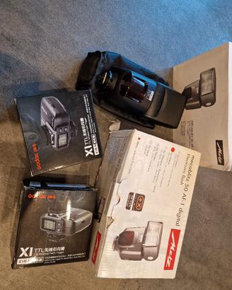 flash metz attacco nikon con trigger godox RIBASSO