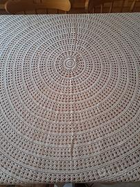 Copritavolo uncinetto cotone 100% 🧶 a mano