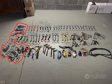 19 Moschettoni arrampicata Simond / Charlet / RUPT