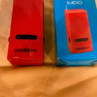 Mini Radio Portatile Vintage. FM a batterie nuova 