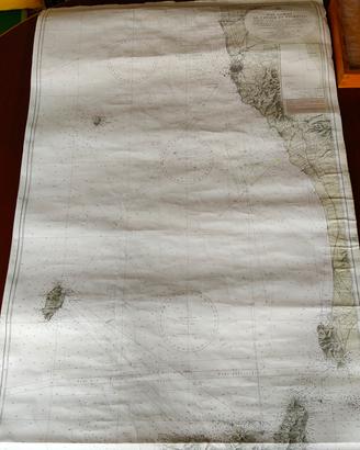 carta nautica DAL GOMBO AL CANALE DI PIOMBINO 