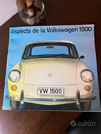 Brochure Catalogo Volkswagen 1500 del 1963
