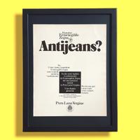 Pubblicità originale vintage moda pantaloni Zenga