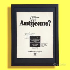 Pubblicità originale vintage moda pantaloni Zenga