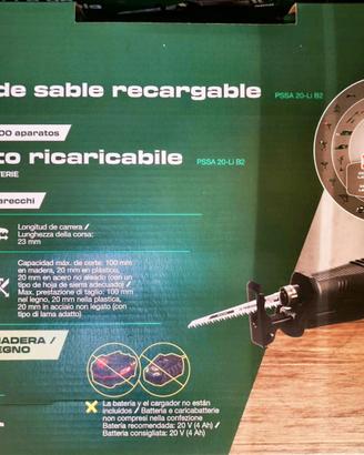 Nuovo!Seghetto Parkside gattuccio BATTERIA GARANZ