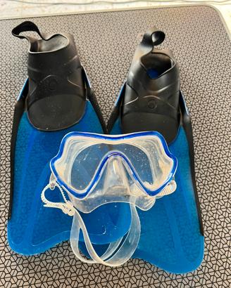 Maschera mares e pinne Subea uomo