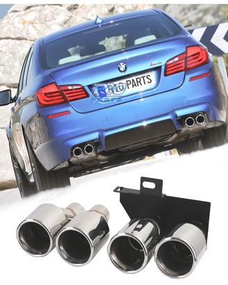 TERMINALI SCARICO BMW F10 F11 F12 F13 10- IN ACCIA
