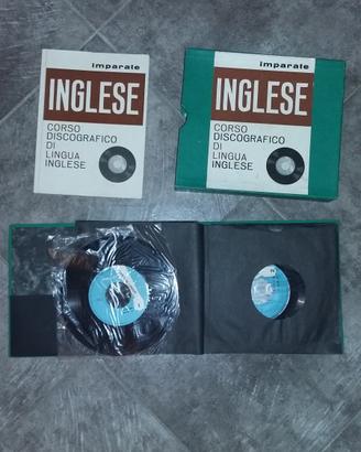 RIBASSO -Dischi a 45 giri - corso di inglese