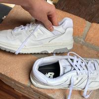 New balance 550 bianche