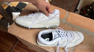 New balance 550 bianche