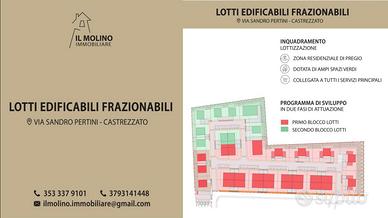 Lotti ville varie dimensioni a CASTREZZATO Nord