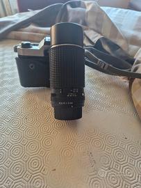 SMC Pentax-M 200mm f/4 teleobiettivo + custodia