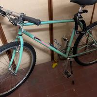 Bici bianchi telaio acciaio/celeste