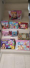 9 giochi vari per bambina come nuovi in blocco