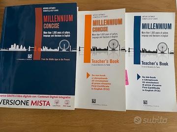 libri di studio 3 libri Millennium Concise English
