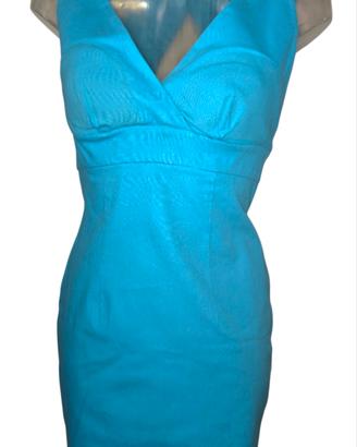 Alberta Ferretti Philosophy Abito turchese cotone