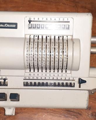Calcolatrice Meccanica Vintage Original Odhner