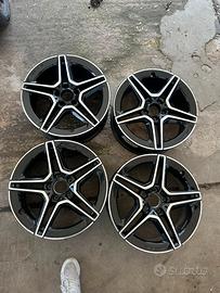 Cerchi mercedes classe A B CLA C RAGGIO 18 amg