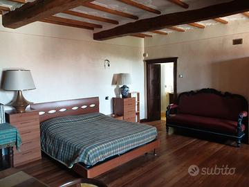 Ampia camera da letto con uso cucina