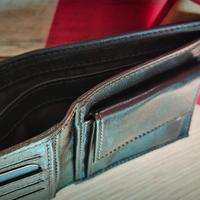 portafoglio Levi'S • pelle - testa di moro (NUOVO)