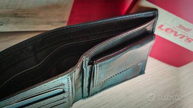 portafoglio Levi'S • pelle - testa di moro (NUOVO)