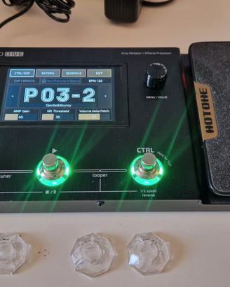 Pedeliera multirffetto hotone ampero per chitarra