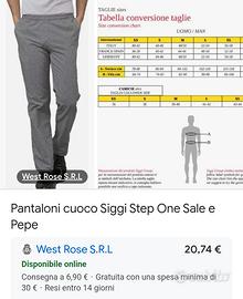 pantaloni sale e pepe