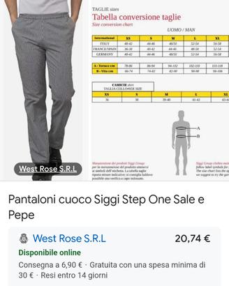 pantaloni sale e pepe