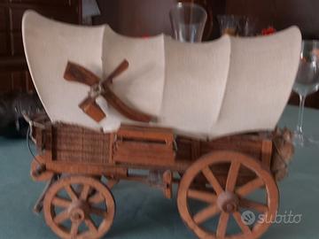 Modellino carretto artigianale stile Far West