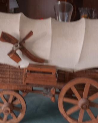 Modellino carretto artigianale stile Far West