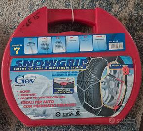 Catene da neve SnowGrip 9mm Gruppo 7 nuove