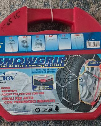 Catene da neve SnowGrip 9mm Gruppo 7 nuove