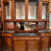 Credenza con vetrina antica fine 800