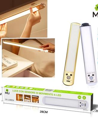 Lampada LED Con Sensore Di Movimento e Luce