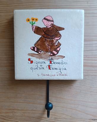 Appendiabiti Ceramica San Francesco